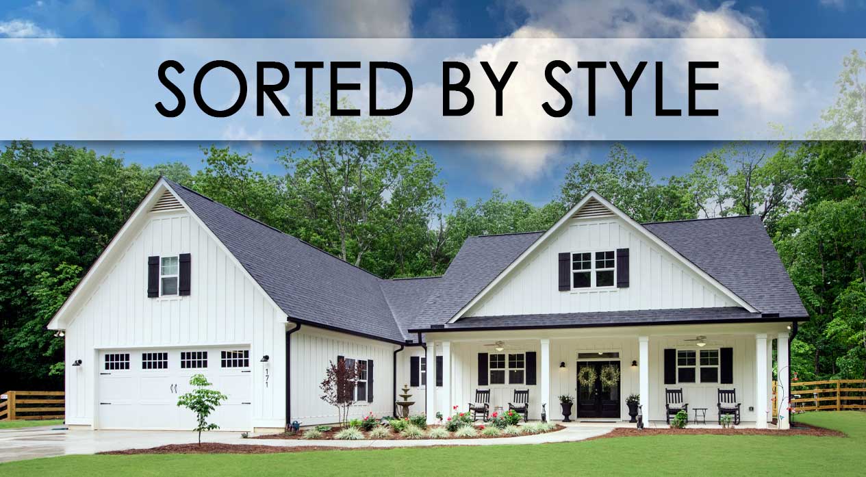 House Plans Sorted by Style