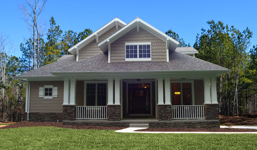 Front Porch of the Wexler - Home Plan #1248