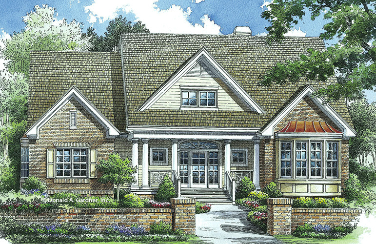 4 Bedroom 2-Story Classic Home Plan | Contemporary Floor Plan