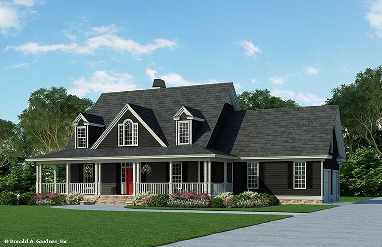 Front Porch  Farmhouse Country House  Plans  Don  Gardner 