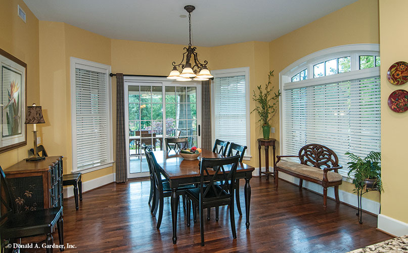 Breakfast Room Photography of House Plans and Home Plans