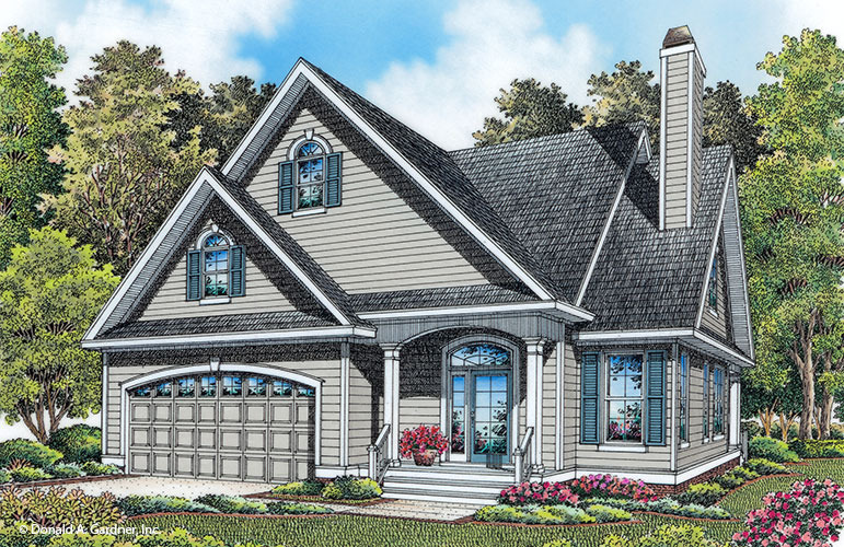 Cottage Home Plans Narrow Two Story Houses Don Gardner