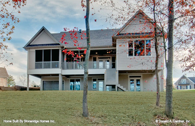 Craftsman Home Plan with Walkout Basement Donald Gardner