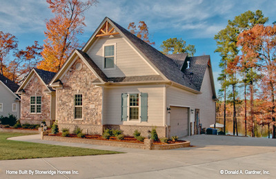 Craftsman Home Plan with Walkout Basement Donald Gardner