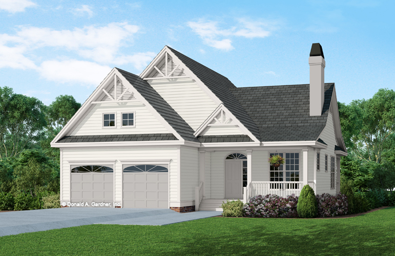 Front Entry Garage Floor Plans Narrow Cottage Home Plans