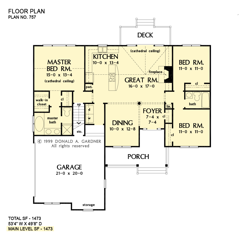 Simple Home Plans | Small House Plans | Craftsman Design