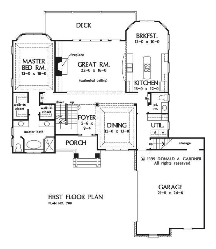 Three-Story House Plans | Hillside Walkout Home Plans