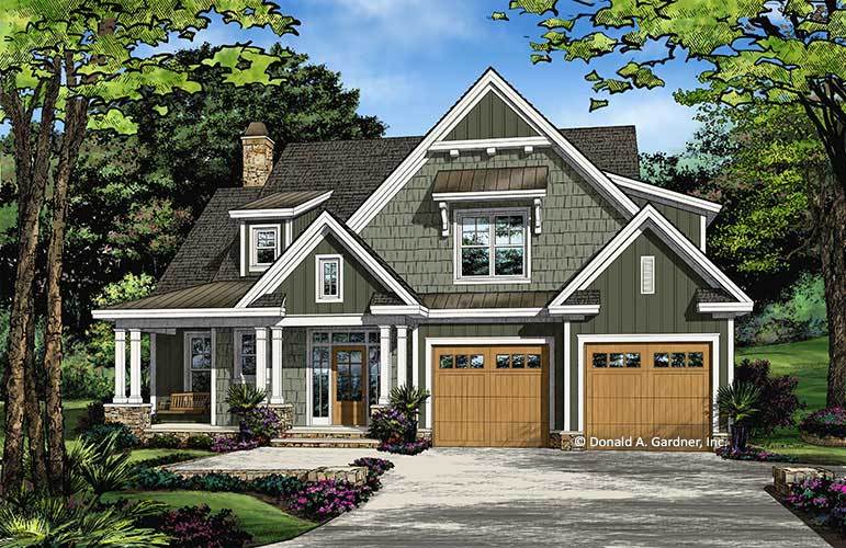  Narrow  Lot  House  Plans  Front  Entry  Garage  Home  Plans 