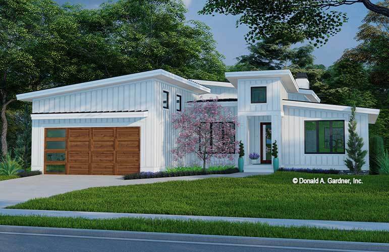 contemporary one storey house plans